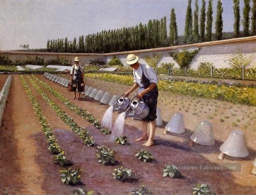 Le jardinier Gustave Caillebotte Peinture à l'huile